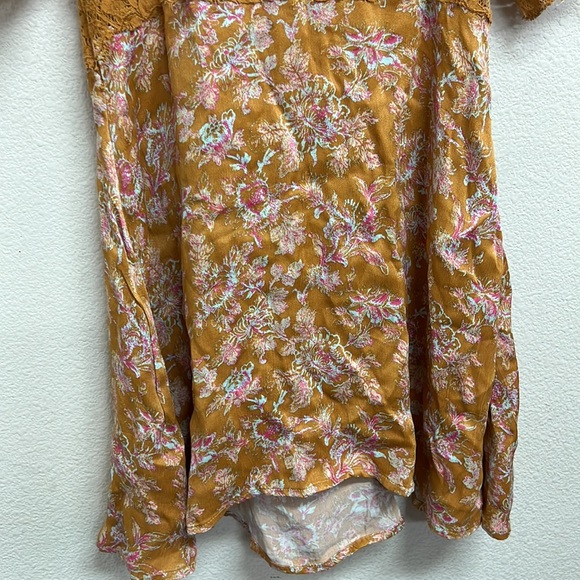 Free People Lucie Mini Dress in Antique Gold - Picture 8 of 16